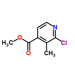 2-氯-3-甲基异烟酸甲酯结构式