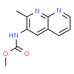 Carbamic acid, (2-methyl-1,8-naphthyridin-3-yl)-, methyl ester (9CI) Structure