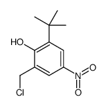 2-tert-butyl-6-(chloromethyl)-4-nitrophenol结构式