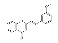 (E)-2-(3-methoxystyryl)-4H-chromen-4-one Structure