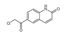 6-(2-chloroacetyl)-1H-quinolin-2-one Structure