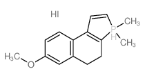 3,3-Dimethyl-4,5-dihydro-3H-3lambda(5)-benzo(e)phosphindol-7-yl methyl ether结构式