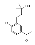 1-[4-hydroxy-3-(3-hydroxy-3-methylbutyl)phenyl]ethanone Structure