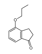 4-propoxy-2,3-dihydroinden-1-one结构式