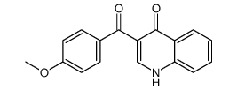 3-(4-methoxybenzoyl)-1H-quinolin-4-one Structure