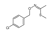 methyl N-[(4-chlorophenyl)methoxy]ethanimidothioate Structure