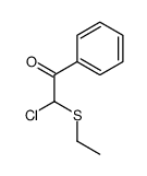 Ethanone, 2-chloro-2-(ethylthio)-1-phenyl- (9CI) Structure