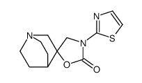 3-(1,3-thiazol-2-yl)spiro[1,3-oxazolidine-5,3'-1-azabicyclo[2.2.2]octane]-2-one Structure