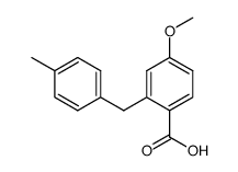 4-methoxy-2-[(4-methylphenyl)methyl]benzoic acid Structure