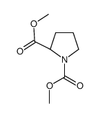 (S)-DiMethyl pyrrolidine-1,2-dicarboxylate structure