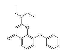 8-benzyl-2-(diethylamino)chromen-4-one Structure