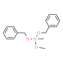 methoxymethylbis(phenylmethoxy)silane结构式