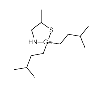 1-azanidylpropane-2-thiolate, bis(3-methylbutyl)germanium structure