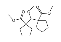 dimethyl 1,1'-(methoxymethylene)bis(cyclopentane-1-carboxylate) Structure