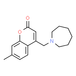 4-(azepan-1-ylmethyl)-7-methyl-2H-chromen-2-one Structure