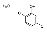 Phenol,2,5-dichloro-,monohydrate (9CI)结构式