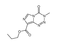 propyl 3-methyl-4-oxoimidazo[5,1-d][1,2,3,5]tetrazine-8-carboxylate Structure