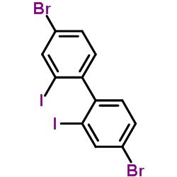 4,4'-Dibromo-2,2'-diiodobiphenyl Structure