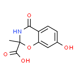 2H-1,3-Benzoxazine-2-carboxylic acid,3,4-dihydro-7-hydroxy-2-methyl-4-oxo- Structure