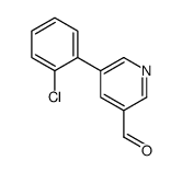 5-(2-CHLOROPHENYL)NICOTINALDEHYDE Structure