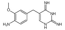 5-[(4-amino-3-methoxyphenyl)methyl]pyrimidine-2,4-diamine结构式