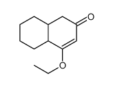 2(1H)-Naphthalenone,4-ethoxy-4a,5,6,7,8,8a-hexahydro-(5CI) Structure