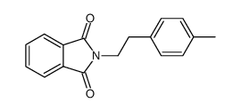 N-(4-methyl-phenethyl)-phthalimide结构式