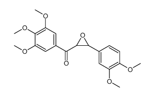 [3-(3,4-dimethoxyphenyl)oxiran-2-yl]-(3,4,5-trimethoxyphenyl)methanone Structure