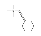2-cyclohexylideneethenyl(trimethyl)silane Structure