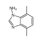 1H-Benzimidazol-1-amine,4,7-dimethyl-(9CI) picture