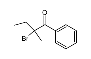 2-bromo-2-methyl-1-phenyl-butan-1-one结构式