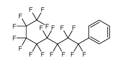 1,1,2,2,3,3,4,4,5,5,6,6,7,7,8,8,8-heptadecafluorooctylbenzene结构式