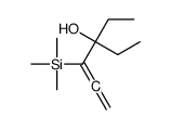 3-ethyl-4-trimethylsilylhexa-4,5-dien-3-ol结构式