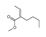 methyl 2-ethylidenehexanoate Structure