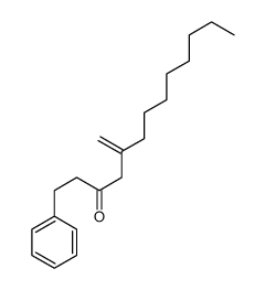5-methylidene-1-phenyltridecan-3-one Structure