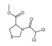 methyl 3-(2,2-dichloroacetyl)-1,3-thiazolidine-4-carboxylate结构式