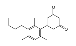 5-(3-butyl-2,4,6-trimethylphenyl)cyclohexane-1,3-dione结构式