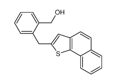 [2-(benzo[g][1]benzothiol-2-ylmethyl)phenyl]methanol Structure