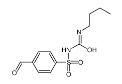 1-butyl-3-(4-formylphenyl)sulfonylurea Structure