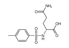 (-)-N-[(4-甲基苯基)磺酰基]-d-glut胺结构式