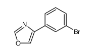 4-(3-bromophenyl)oxazole Structure