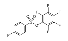 2,3,4,5,6-PENTAFLUOROPHENYL 4-FLUOROBENZENESULPHONATE结构式