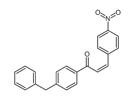 1-(4-benzylphenyl)-3-(4-nitrophenyl)prop-2-en-1-one Structure