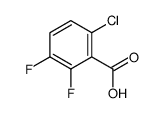 6-Chloro-2,3-difluorobenzoic acid structure