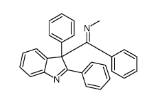 1-(2,3-diphenylindol-3-yl)-N-methyl-1-phenylmethanimine Structure