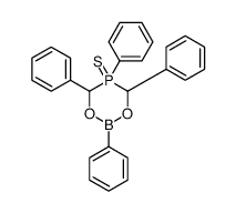 2,4,5,6-tetraphenyl-5-sulfanylidene-1,3,5λ5,2-dioxaphosphaborinane Structure