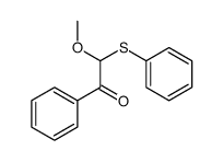 2-methoxy-1-phenyl-2-phenylsulfanylethanone Structure