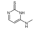 2(1H)-Pyrimidinethione, 4-(methylamino)- (6CI,9CI)结构式