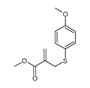 methyl 2-[(4-methoxyphenyl)sulfanylmethyl]prop-2-enoate结构式