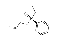 ((R)-But-3-enyl-ethyl-phosphinoyl)-benzene Structure